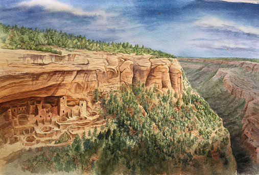 Mesa Verde Cliff Palace by day